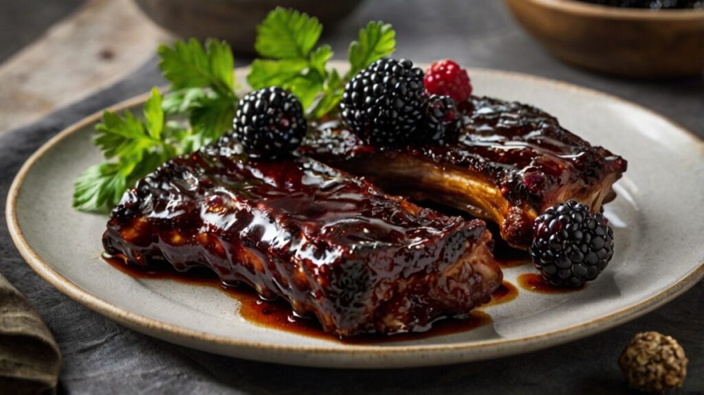 Blackberry-Glazed Ribs