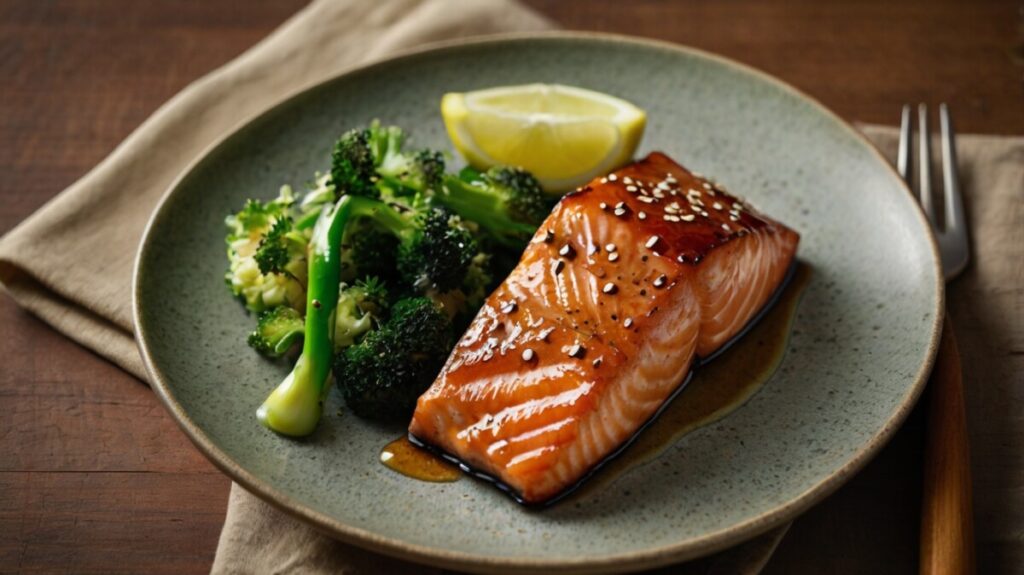 Sesame-Ginger Glazed Salmon