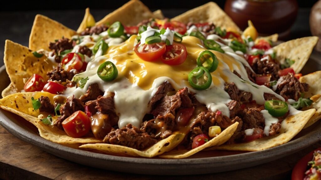 beef-with-cheese-loaded-nachos-recipe